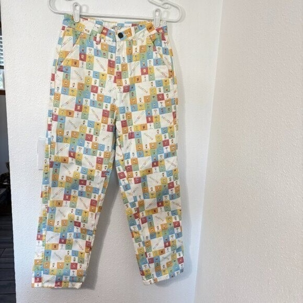 Cools Club California Pants Cocktail Hour High Waisted Straight Leg Jeans Size 6 - Picture 2 of 9